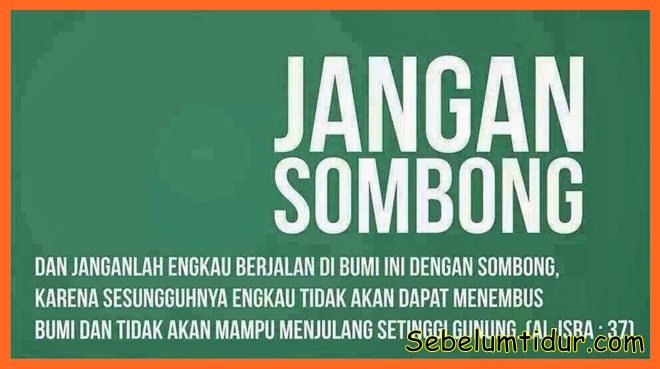 ayat alquran tentang sombong